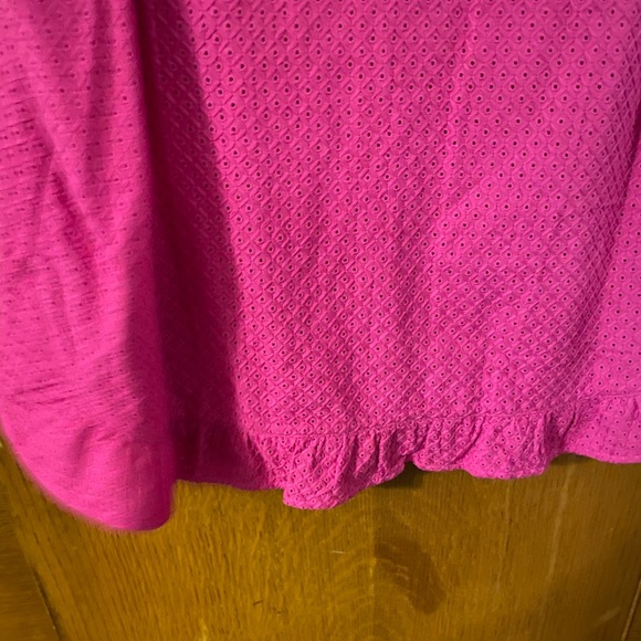 Gap sleeveless ruffle hem top pink- magenta - Picture 6 of 13